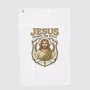 Jesus Email Pin Stijl Jesus Email Pin Christelijk Golfhanddoek