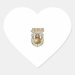 Jesus Email Pin Stijl Jesus Email Pin Christelijk Hart Sticker