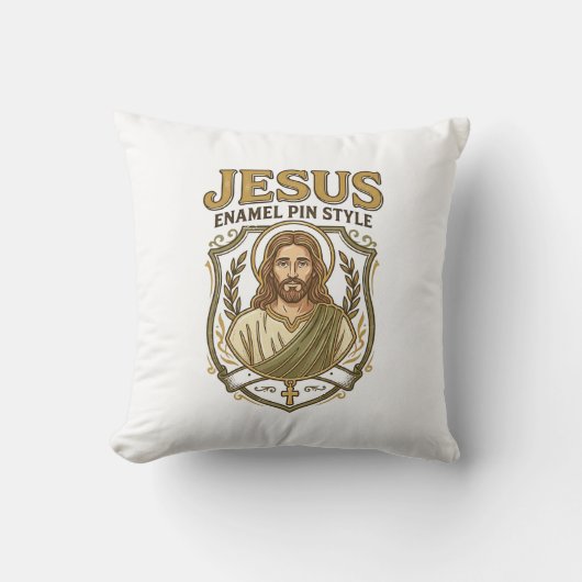 Jesus Email Pin Stijl Jesus Email Pin Christelijk Kussen (Voorkant)