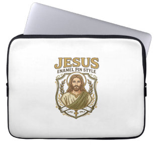 Jesus Email Pin Stijl Jesus Email Pin Christelijk Laptop Sleeve