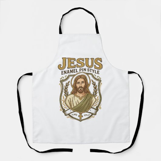 Jesus Email Pin Stijl Jesus Email Pin Christelijk  Schort (Voorkant)