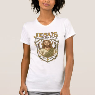 Jesus Email Pin Stijl Jesus Email Pin Christelijk T-shirt