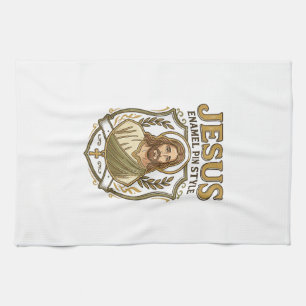 Jesus Email Pin Stijl Jesus Email Pin Christelijk Theedoek