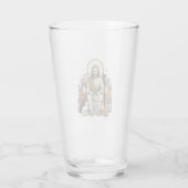 Jesus en Katten Vintage Glas (Achterkant)