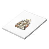 Jesus en Katten Vintage Notitieblok (Linkerzijde)