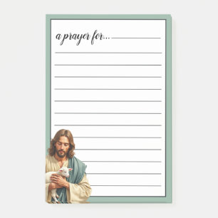 Jesus en Lam Gebedsruimte Gebed Post-it® Notes