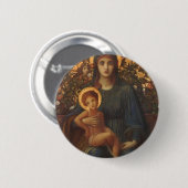 JESUS EN MARY RONDE BUTTON 5,7 CM (Voorkant /achterkant)