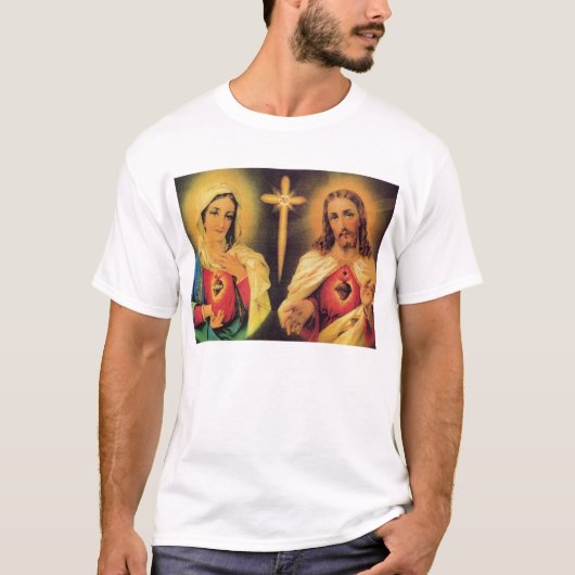 jesus en mary t-shirt (Voorkant)