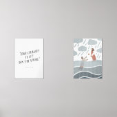 Jesus en Peter set van 2 kinderkamer poster (Voorkant)