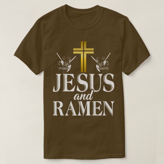 Jesus en Ramen Lover 471 T-shirt (Design voorkant)