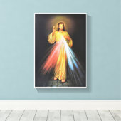 Jesus en ti confio canvas afdruk (Insitu (Houten vloer))