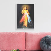 Jesus en ti confio canvas afdruk (Insitu (Woonkamer))