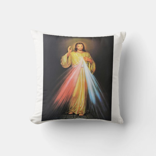 Jesus en ti confio kussen (Voorkant)