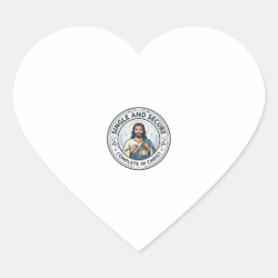 Jesus Enkelvoud Wachtseizoen Shirt Gebaseerd op he Hart Sticker