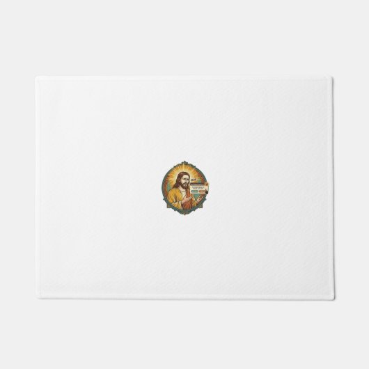 Jesus Ergerlijke Software Update Pop-up Kantoor Hu Deurmat (Voorkant)