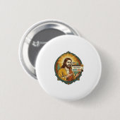 Jesus Ergerlijke Software Update Pop-up Kantoor Hu Ronde Button 5,7 Cm (Voorkant /achterkant)