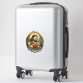Jesus Ergert Afpellende Sticker Papier Resten Wink (Koffer)