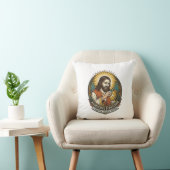 Jesus Ergert Afpellende Sticker Papierresten Winke Kussen (Stoel)