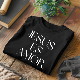Jesús Es Amor Christelijk Spaans T-shirt