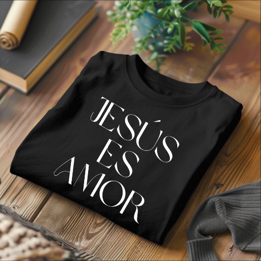 Jesús Es Amor Christelijk Spaans T-shirt