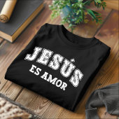 Jesús Es Amor Verdrietig Christelijk Spaans T-shir T-shirt