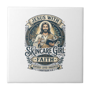 Jesus Esthetician Huidverzorging Vintage T-shirt C Tegeltje