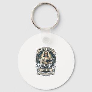 Jesus Estheticien Huidverzorging Vintage T-shirt C Sleutelhanger