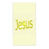 Jesus Etiket (Voorkant)