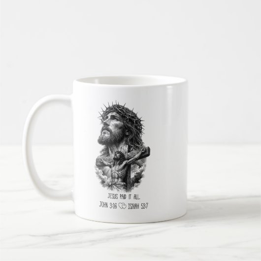 Jesus Evangelie Koffiemok (Links)