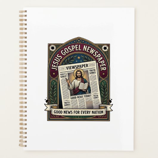 Jesus Evangelie Krant Jezus Krant Christelijk G Planner (Voorkant)