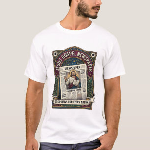 Jesus Evangelie Krant Jezus Krant Christelijk G T-shirt