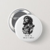 Jesus Evangelie Ronde Button 5,7 Cm (Voorkant /achterkant)
