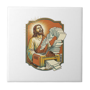Jesus Excel-blad afdrukken 50 lege pagina's kantoo Tegeltje