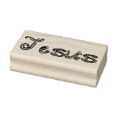 Jesus Fabric Font Letters Rubberstempel (Stempel)