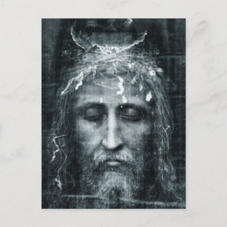 Jesus Face  Briefkaart