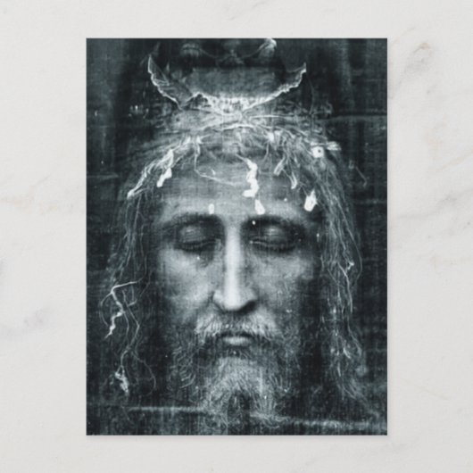 Jesus Face  Briefkaart (Voorkant)