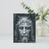 Jesus Face  Briefkaart (Staand voorkant)
