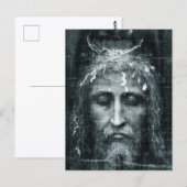 Jesus Face  Briefkaart (Voorkant / Achterkant)
