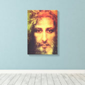 Jesus Face Canvas Afdruk (Insitu (Houten vloer))