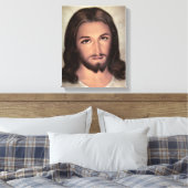 Jesus Face Portret Canvas Afdruk (Insitu (Slaapkamer))