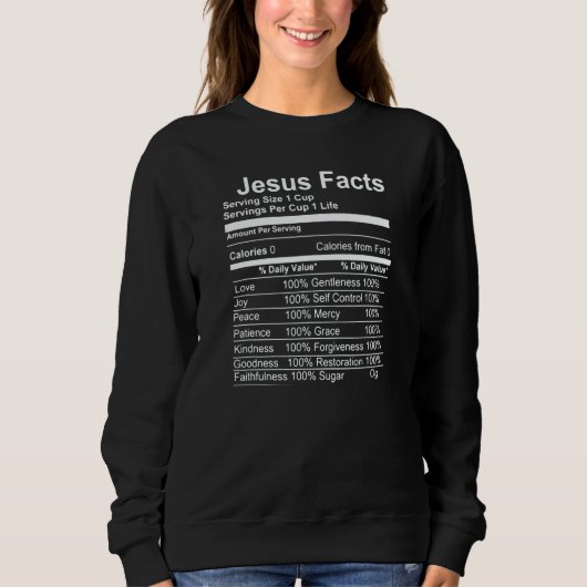Jesus Facts Trui (Voorkant)