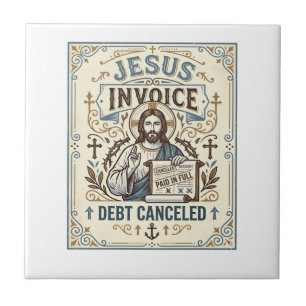 Jesus Factuur Schuld Geannuleerd Jesus Factuur Sch Tegeltje