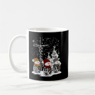 Jesus Faith Hope Love Snowman Funny Xmas voor Chri Koffiemok