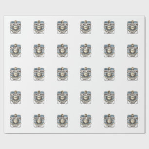 Jesus familienaam Crest Jesus familienaam Crest Ch Cadeaupapier