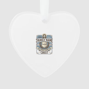 Jesus familienaam Crest Jesus familienaam Crest Ch Ornament