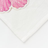 Jesus-fan met flamingodeken  fleece deken (Hoek)
