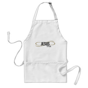 Jesus Fan met Swirl Cooking Schort