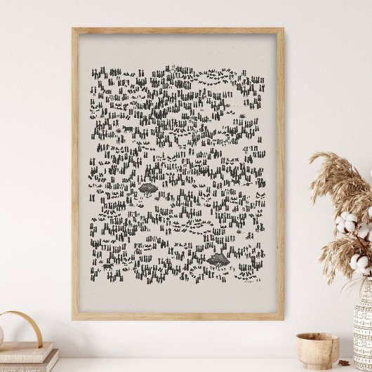 Jesus Feeds the 5000, God Provides, Jesus Art, Bib Poster