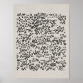 Jesus Feeds the 5000, God Provides, Jesus Art, Bib Poster (Voorkant)