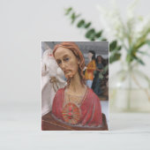 Jesus Figurine Briefkaart (Staand voorkant)